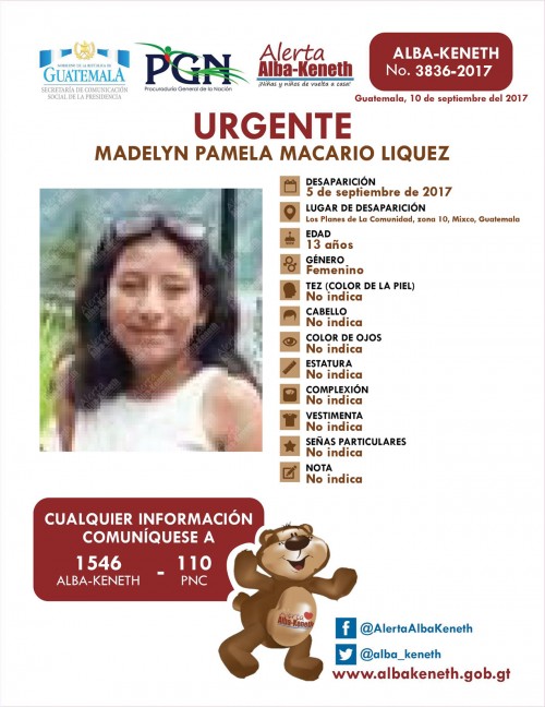 Madelyn Pamela Macario Líquez