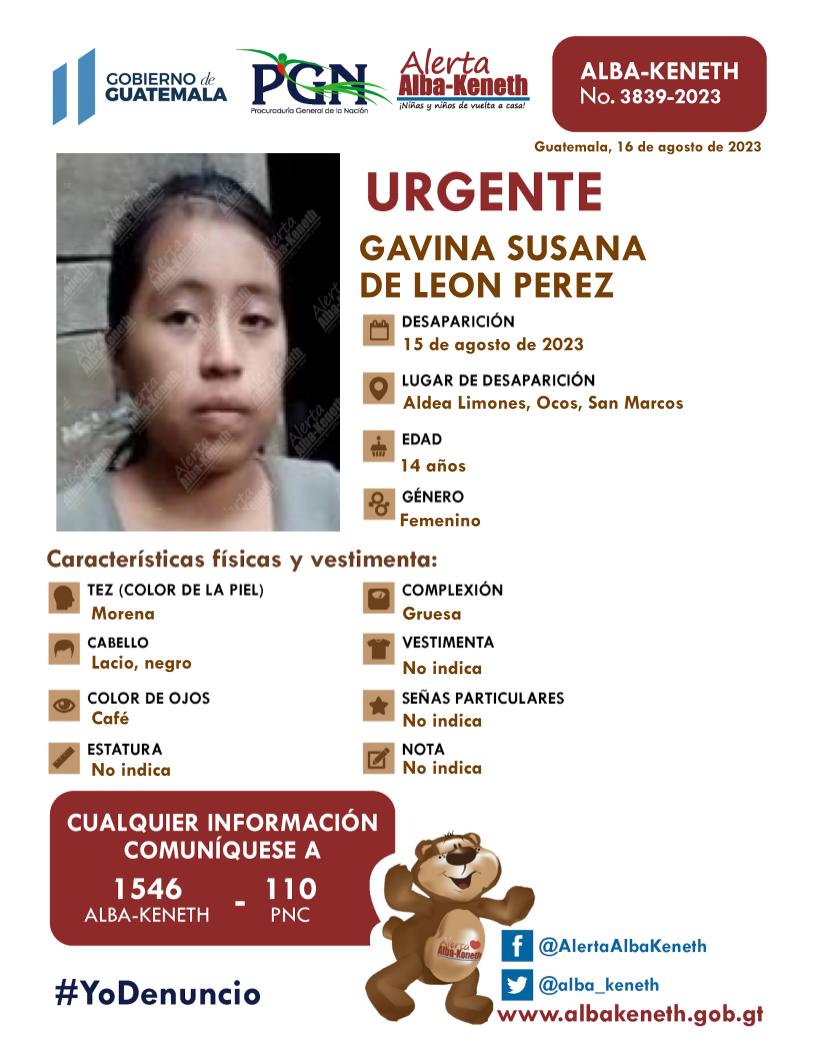 Gavina Susana De Leon Perez