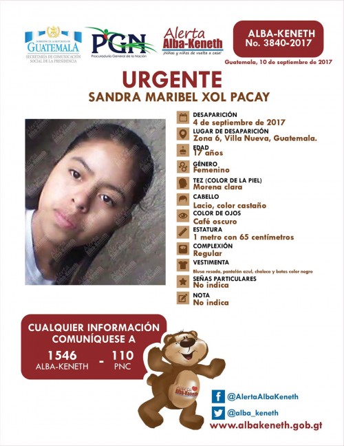 Sandra Maribel Xol Pacay