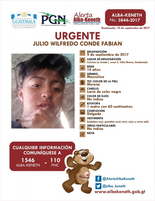 Julio Wilfredo Conde Fabián