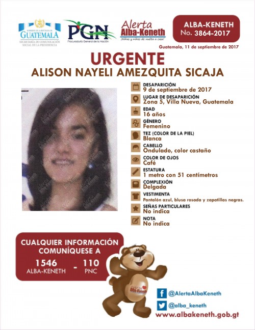 Alison Nayeli Amezquita Sicaja
