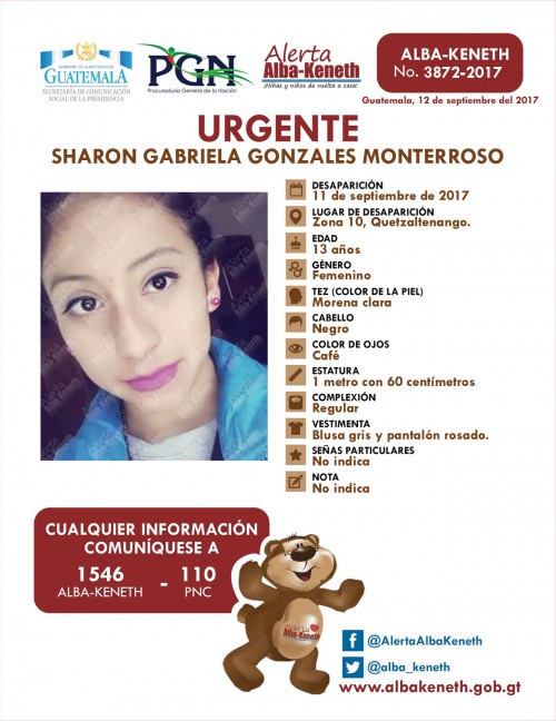 Sharon Gabriela Gonzáles Monterroso