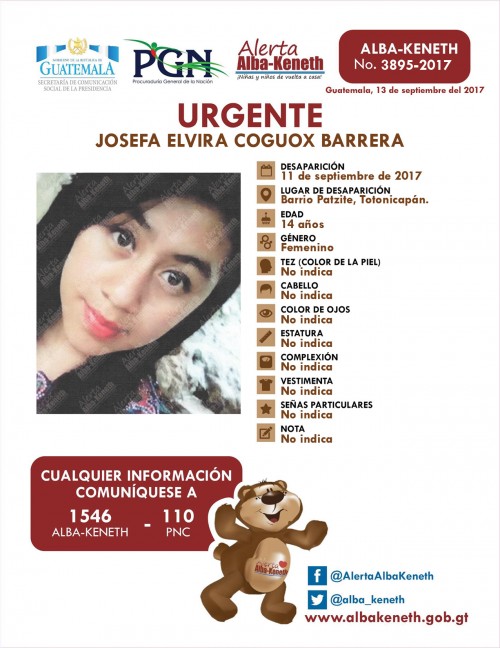 Josefa Elvira Coguox Barrera