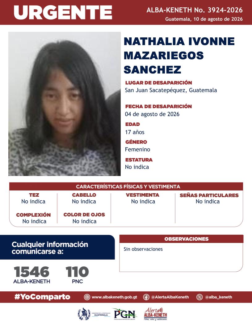 Nathalia Ivonne Mazariegos Sanchez