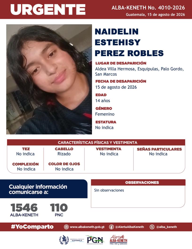 Naldelin Estehisy Perez Robles