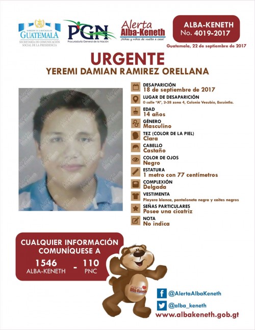Yeremi Damián Ramírez Orellana