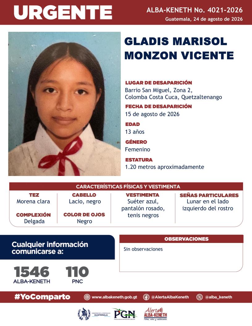Gladis Marisol Monzon Vicente