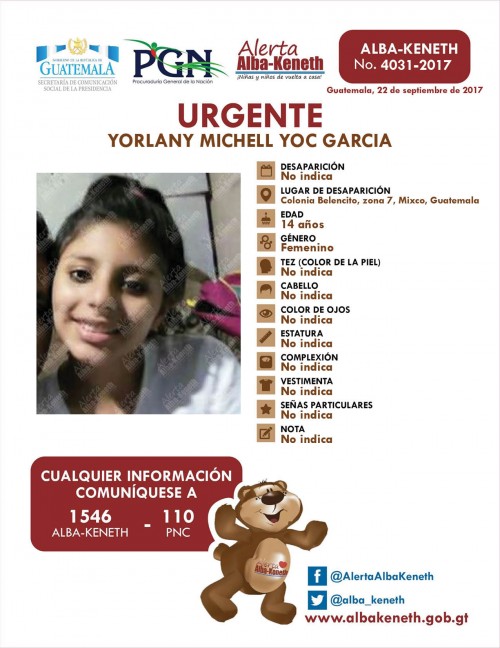 Yorlany Michell Yoc García