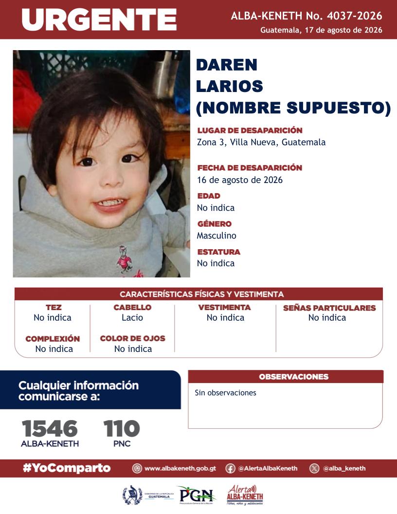 Daren Larios (Nombre supuesto)