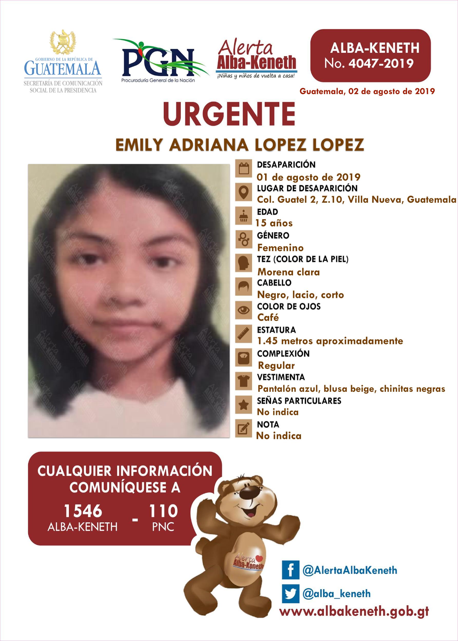 Emily Adriana Lopez Lopez