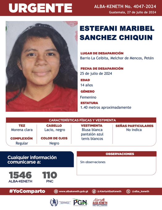 Estefani Maribel Sanchez Chiquin