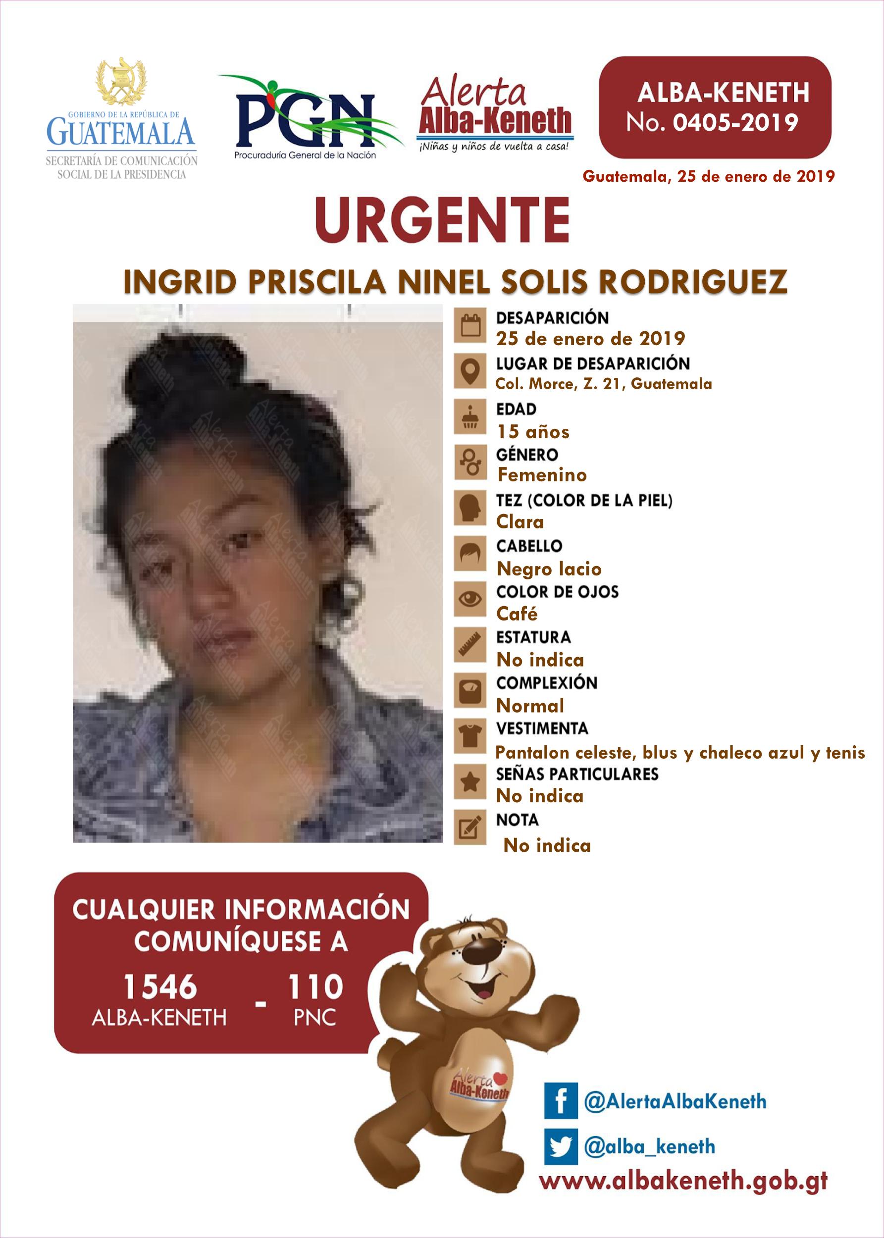 Ingrid Priscila Ninel Solis Rodriguez