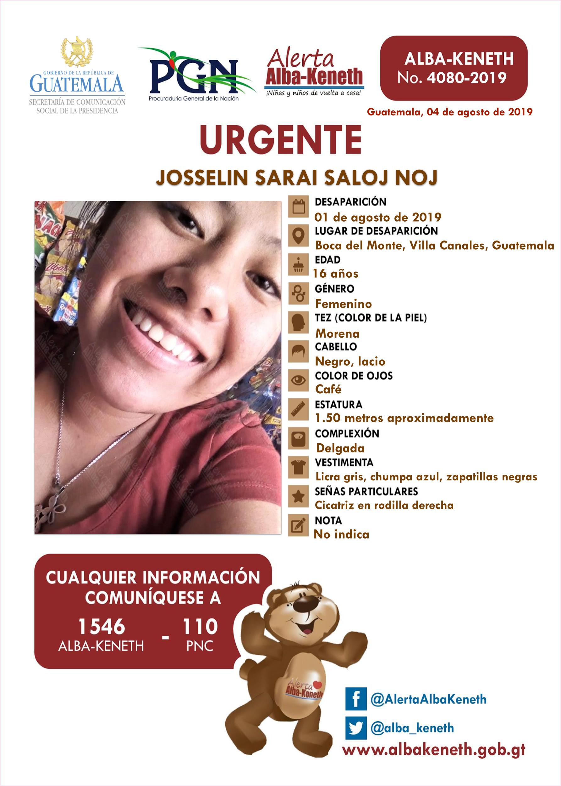 Josselin Sarai Saloj Noj