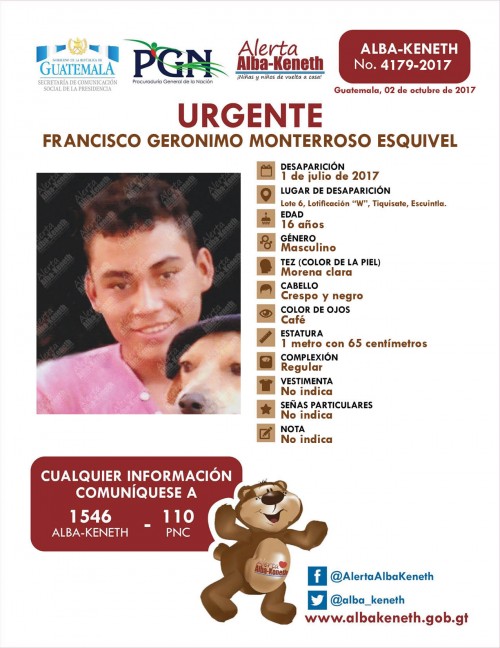 Francisco Gerónimo Monterroso Esquivel