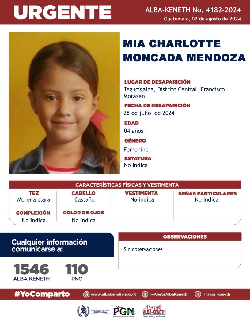 Mia Charlotte Moncada Mendoza