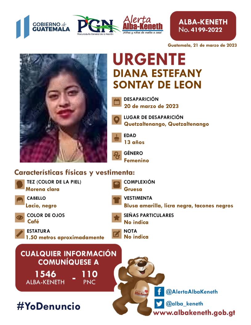 Diana Estefany Sontay De León