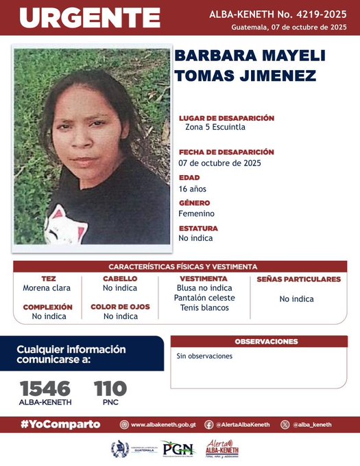 Barbara Mayeli Tomas Jimenez