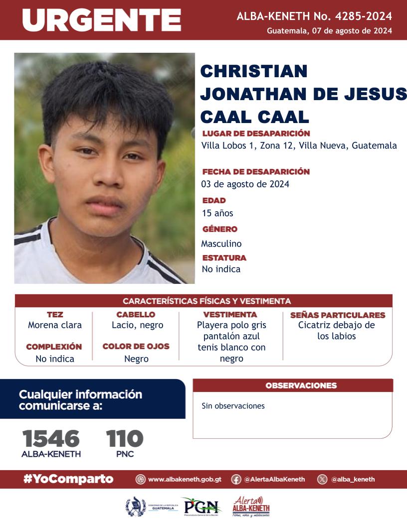 Christian Jonathan de Jesus Caal Caal