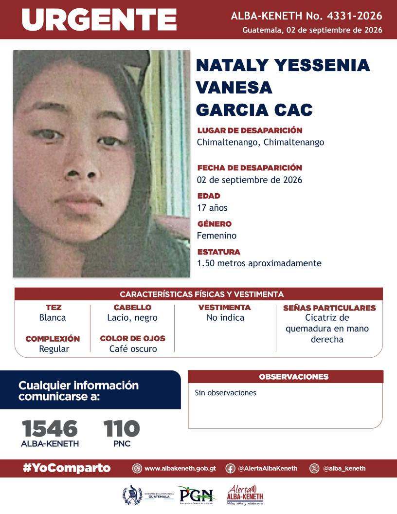 Nataly Yessenia Vanesa Garcia Cac