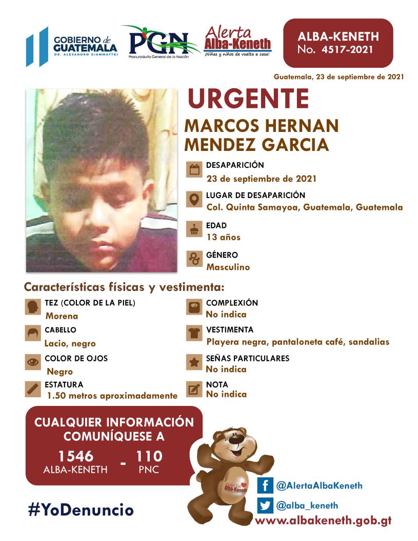 Marcos Hernan Mendez Garcia