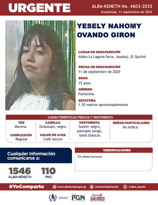 Yesely Nahomy Ovando Giron