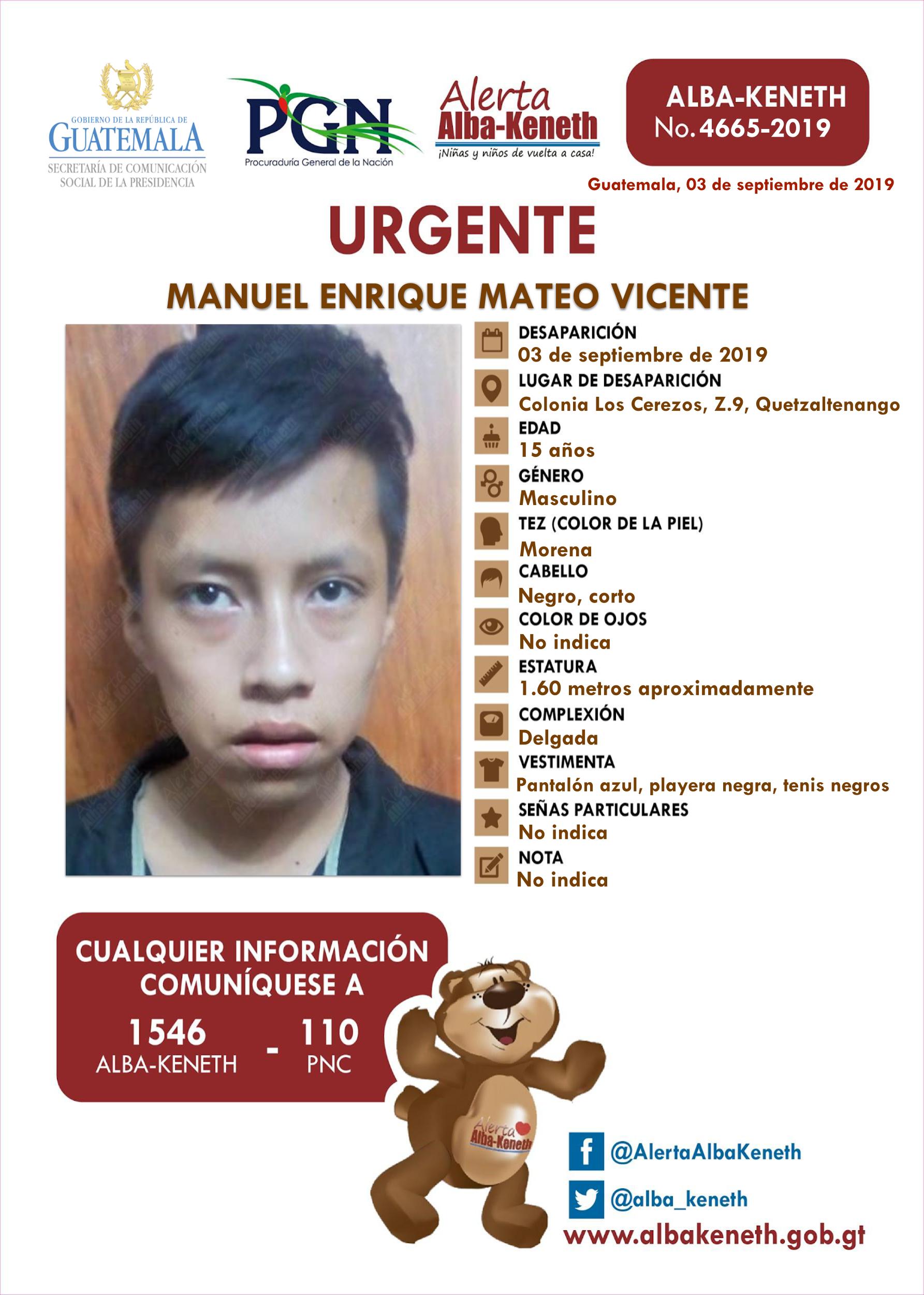 Manuel Enrique Mateo Vicente