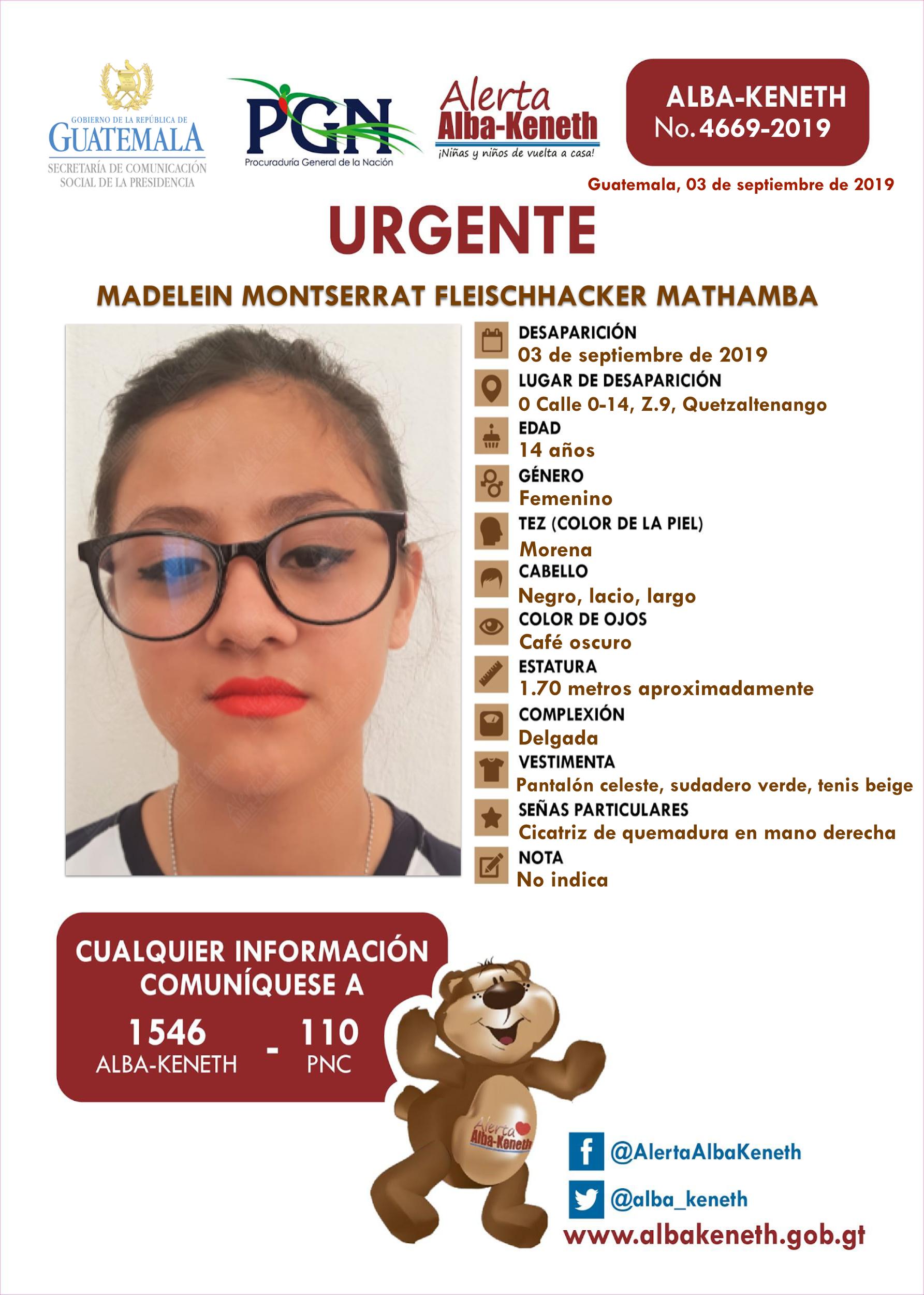 Madelein Montserrat Fleischhacker Mathamba