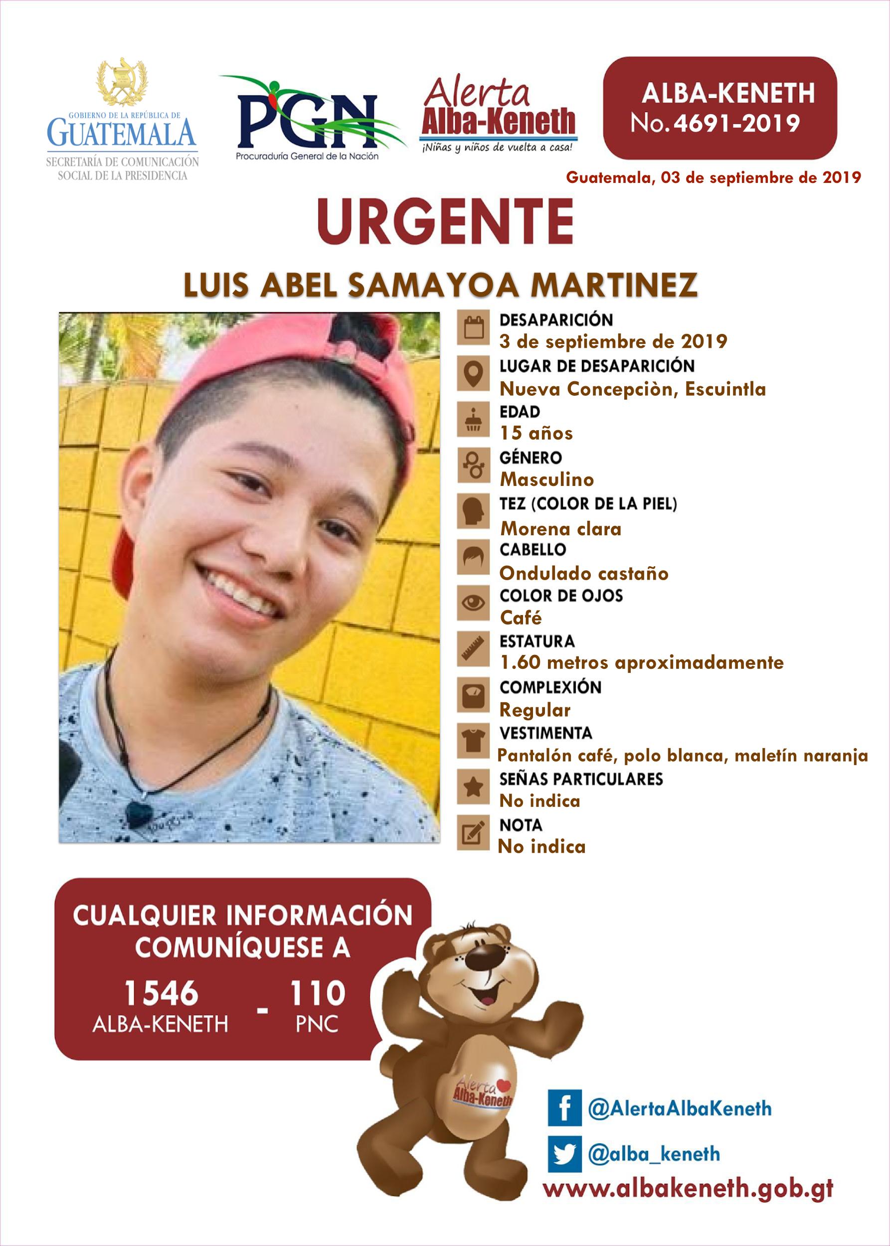 Luis Abel Samayoa Martinez