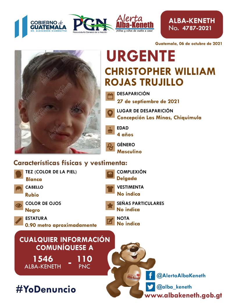 Christopher William Rojas Trujillo