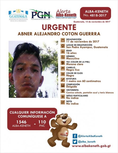 Abner Alejandro Coton Guerra