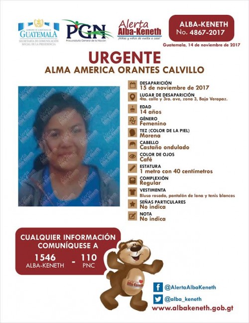 Alma America Orantes Calvillo 