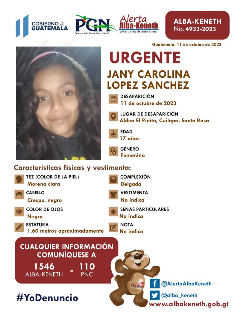 Jany Carolina Lopez Sanchez