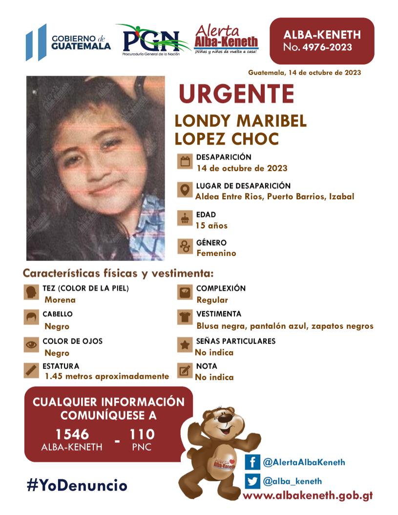 Londy  Maribel Lopez Choc