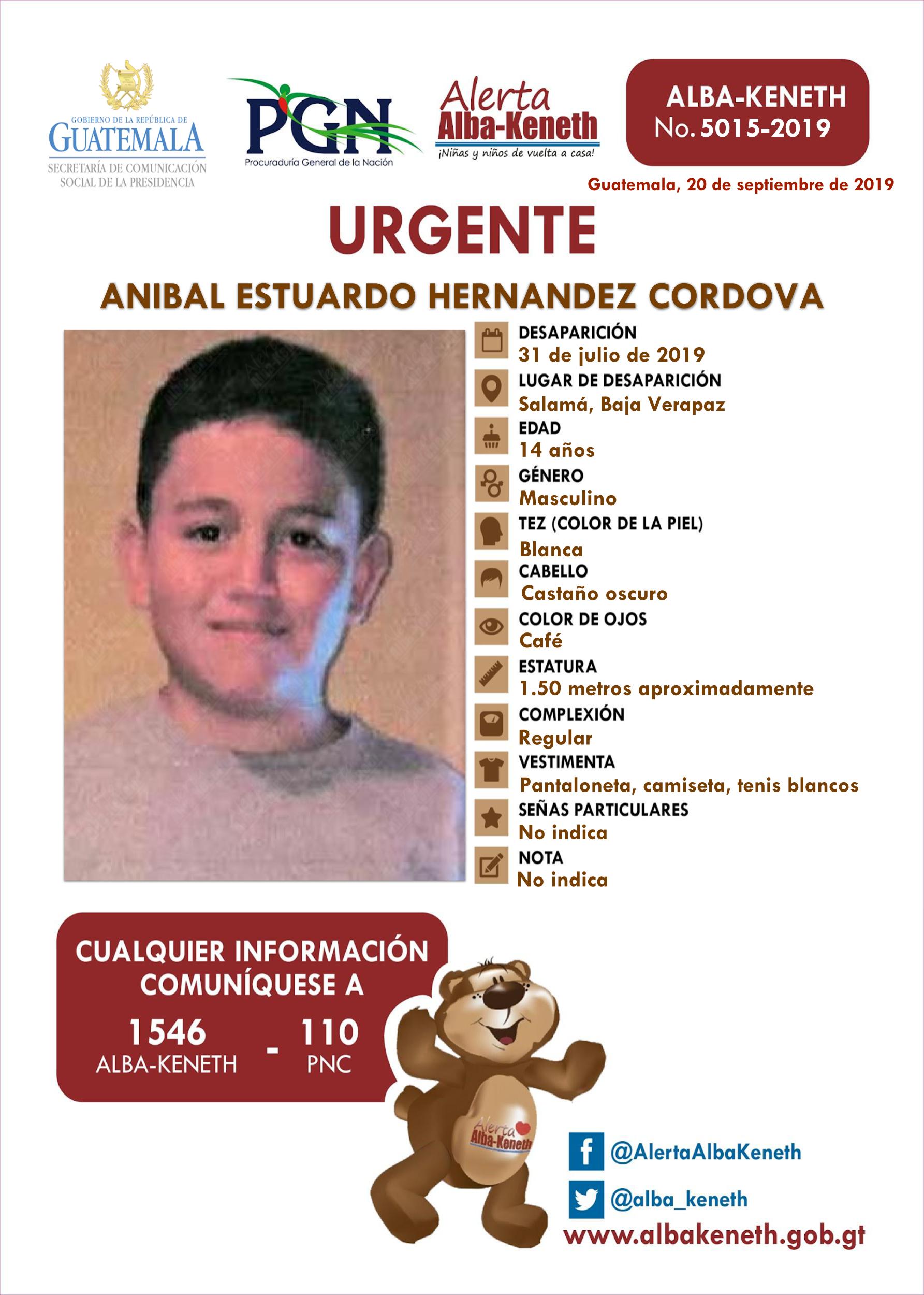 Anibal Estuardo Hernandez Cordova