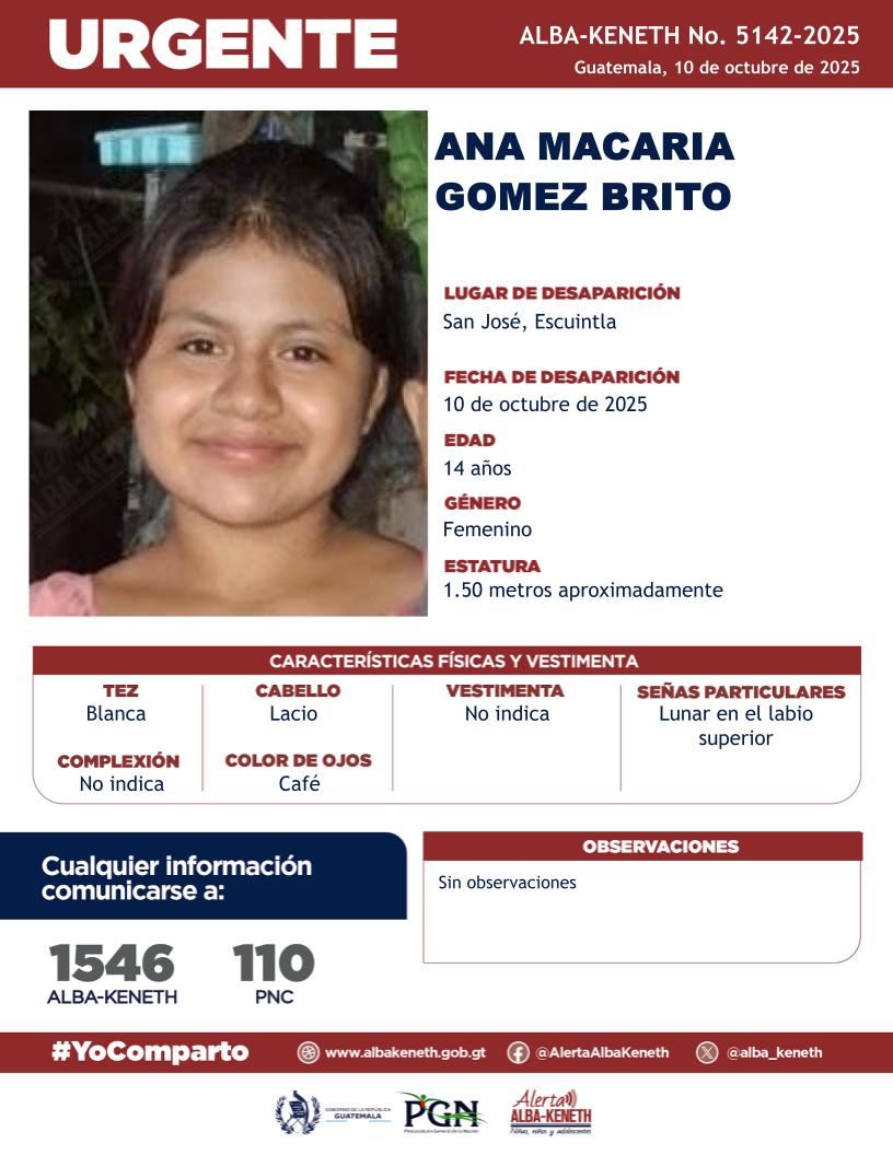 Ana Macaria Gomez Brito