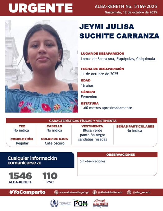 Yeimy Julisa Suchite Carranza