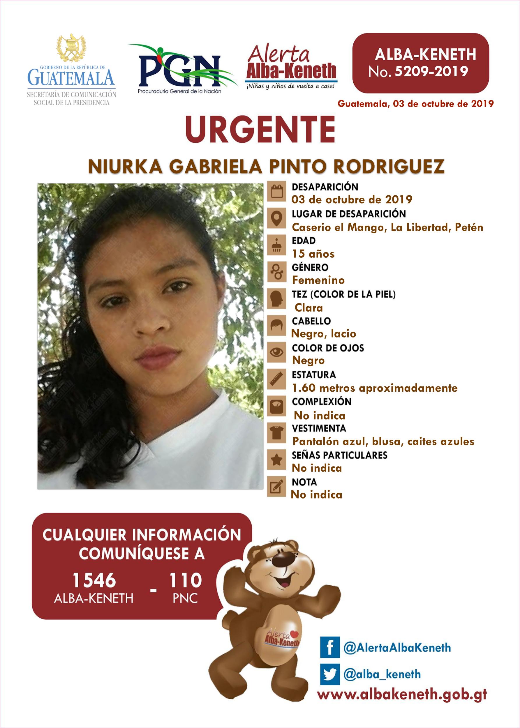 Niurka Gabriela Pinto Rodriguez