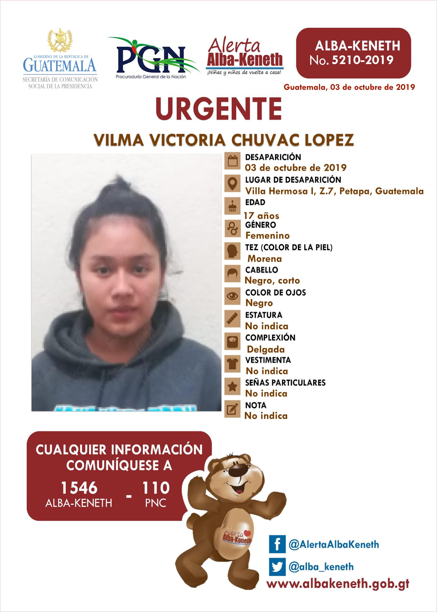 Vilma Victoria Chuvac Lopez