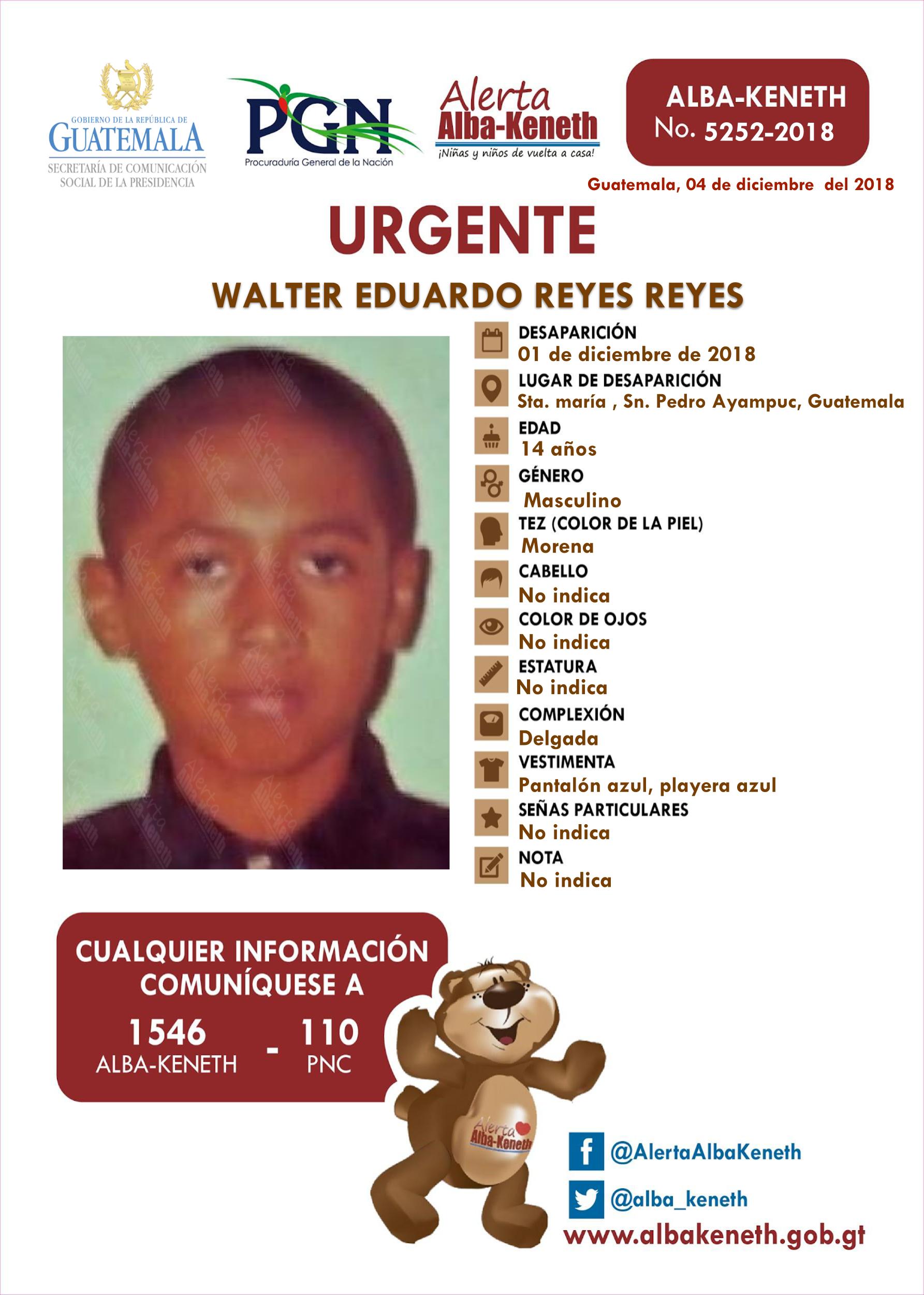 Walter Eduardo Reyes Reyes