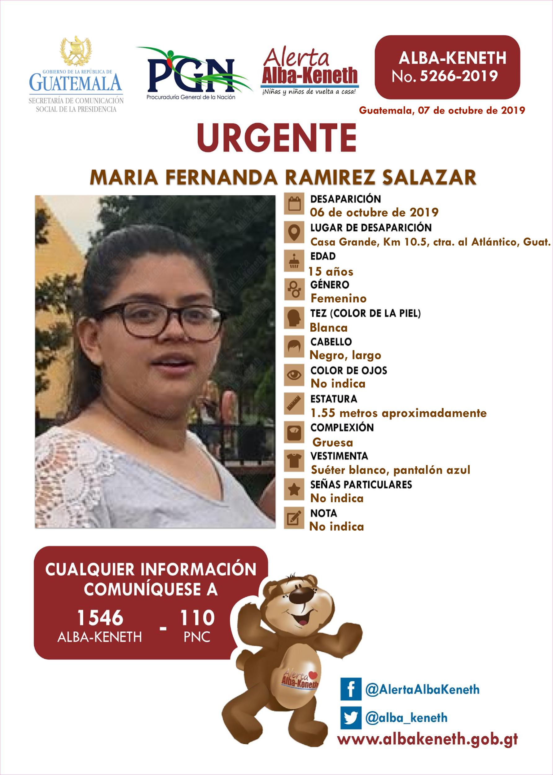 Maria Fernanda Ramirez Salazar