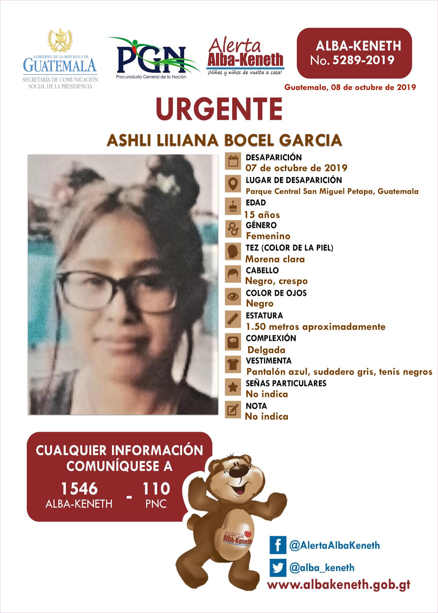 Ashli Liliana Bocel Garcia