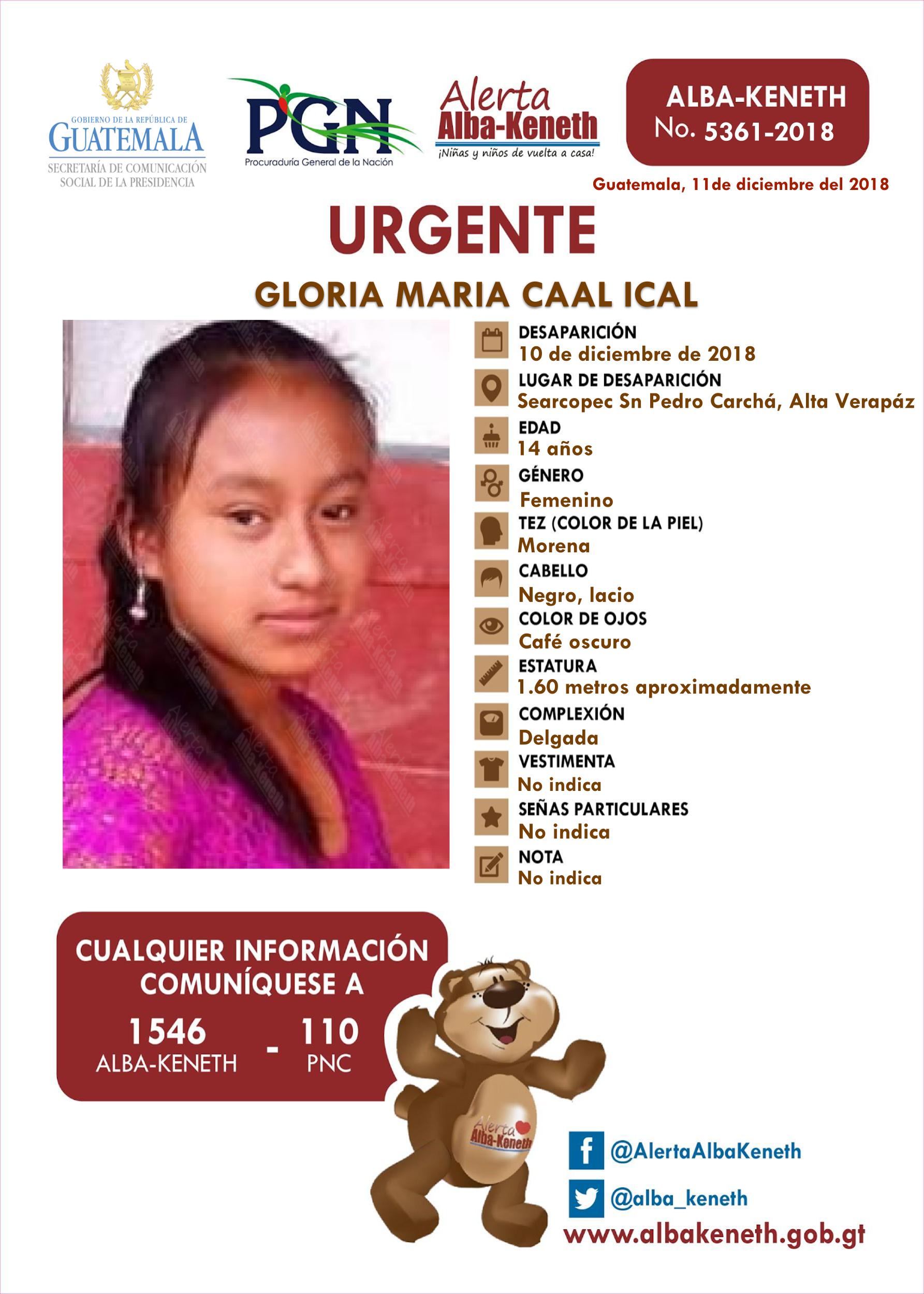 Gloria Maria Caal Ical