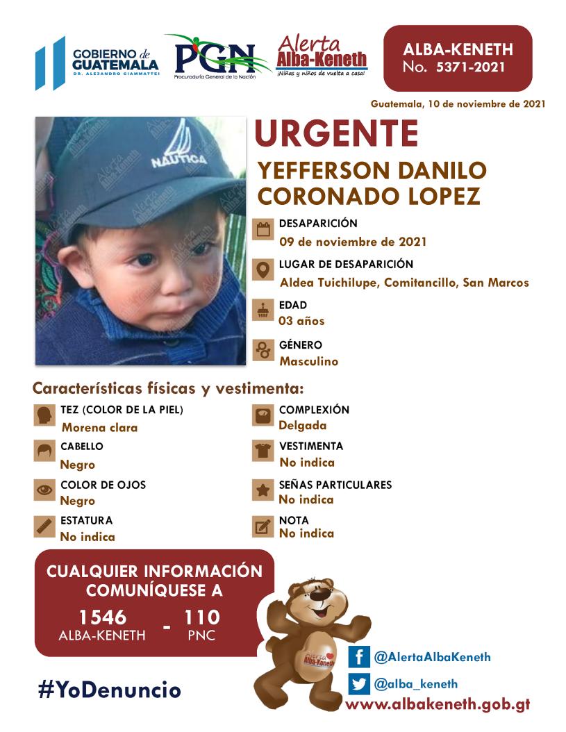 Yefferson Danilo Coronado López