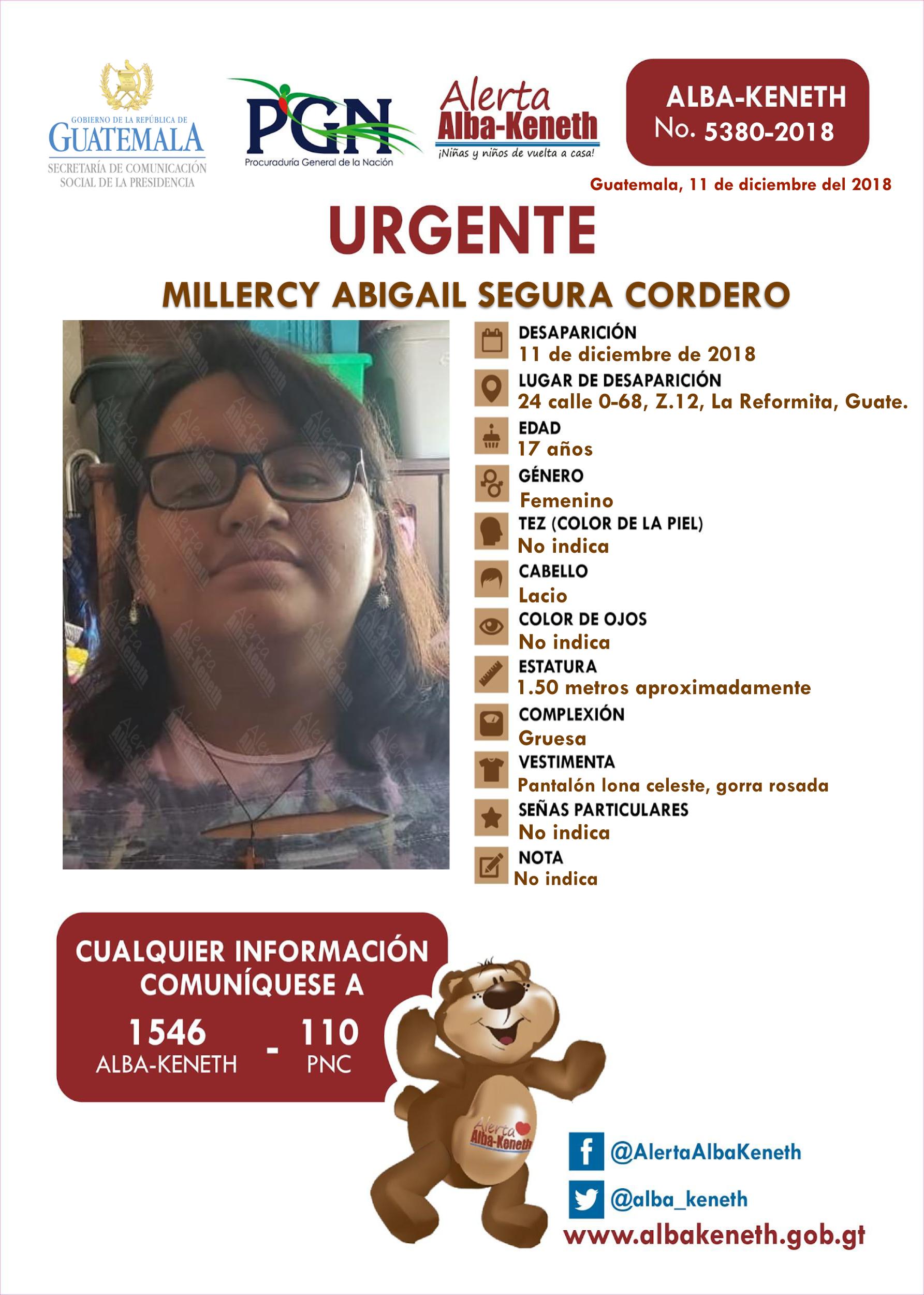 Millercy Abigail Segura Cordero