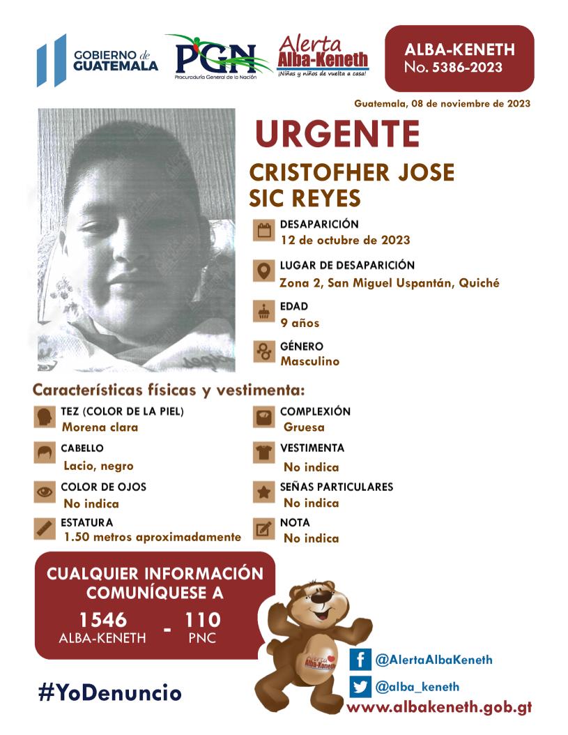 Cristofher Jose Sic Reyes