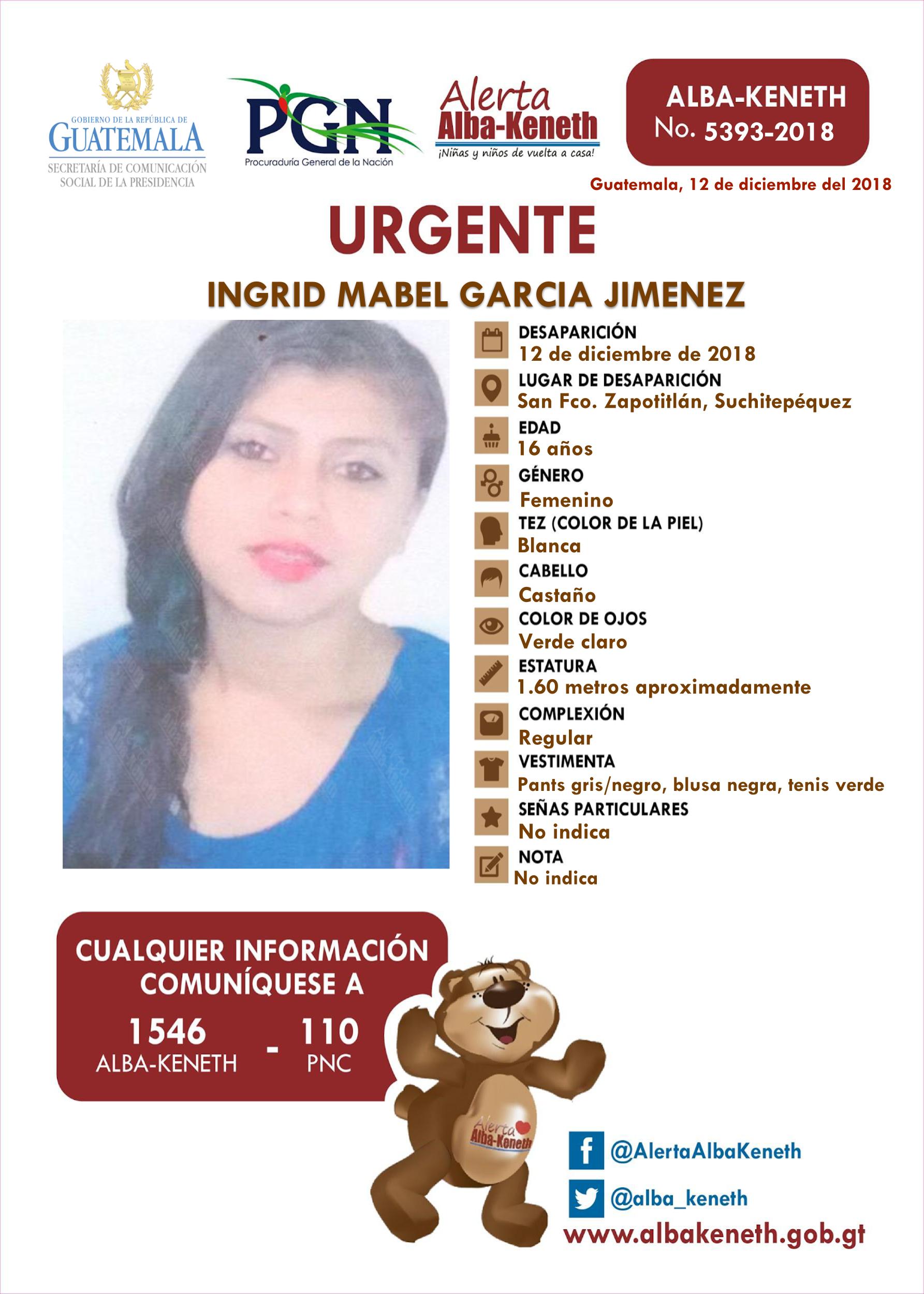 Ingrid Mabel Garcia Jimenez