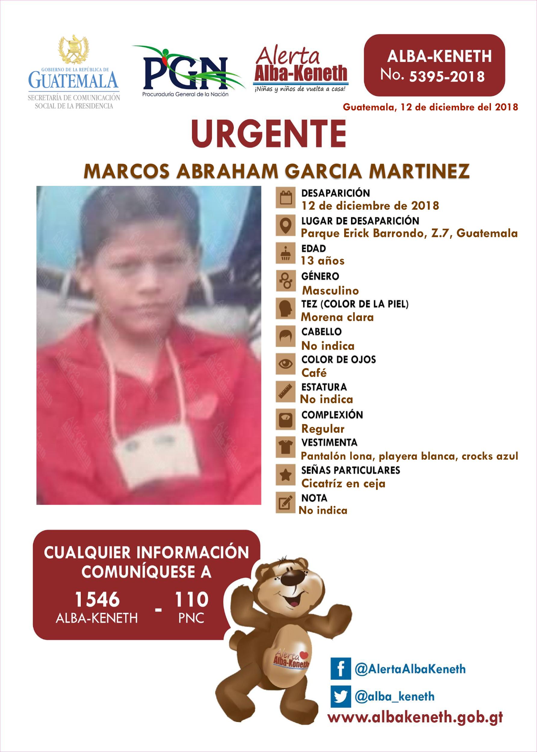 Marcos Abraham Garcia Martinez