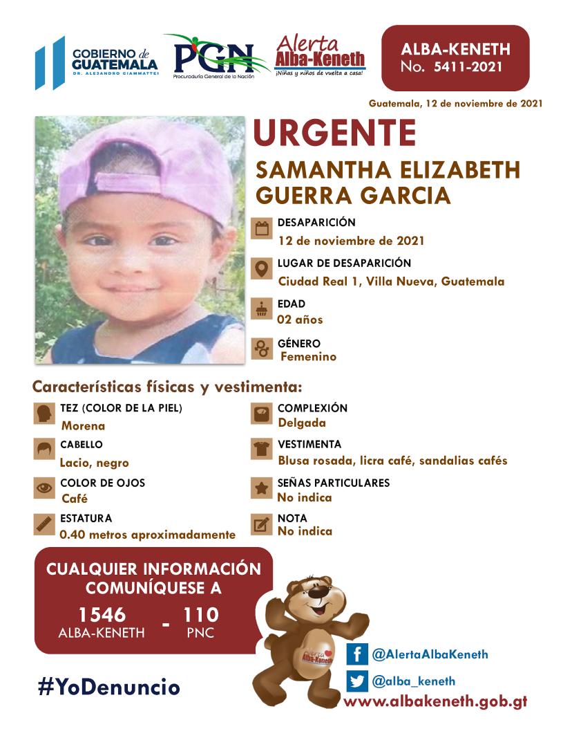 Samantha Elizabeth Guerra Garcia