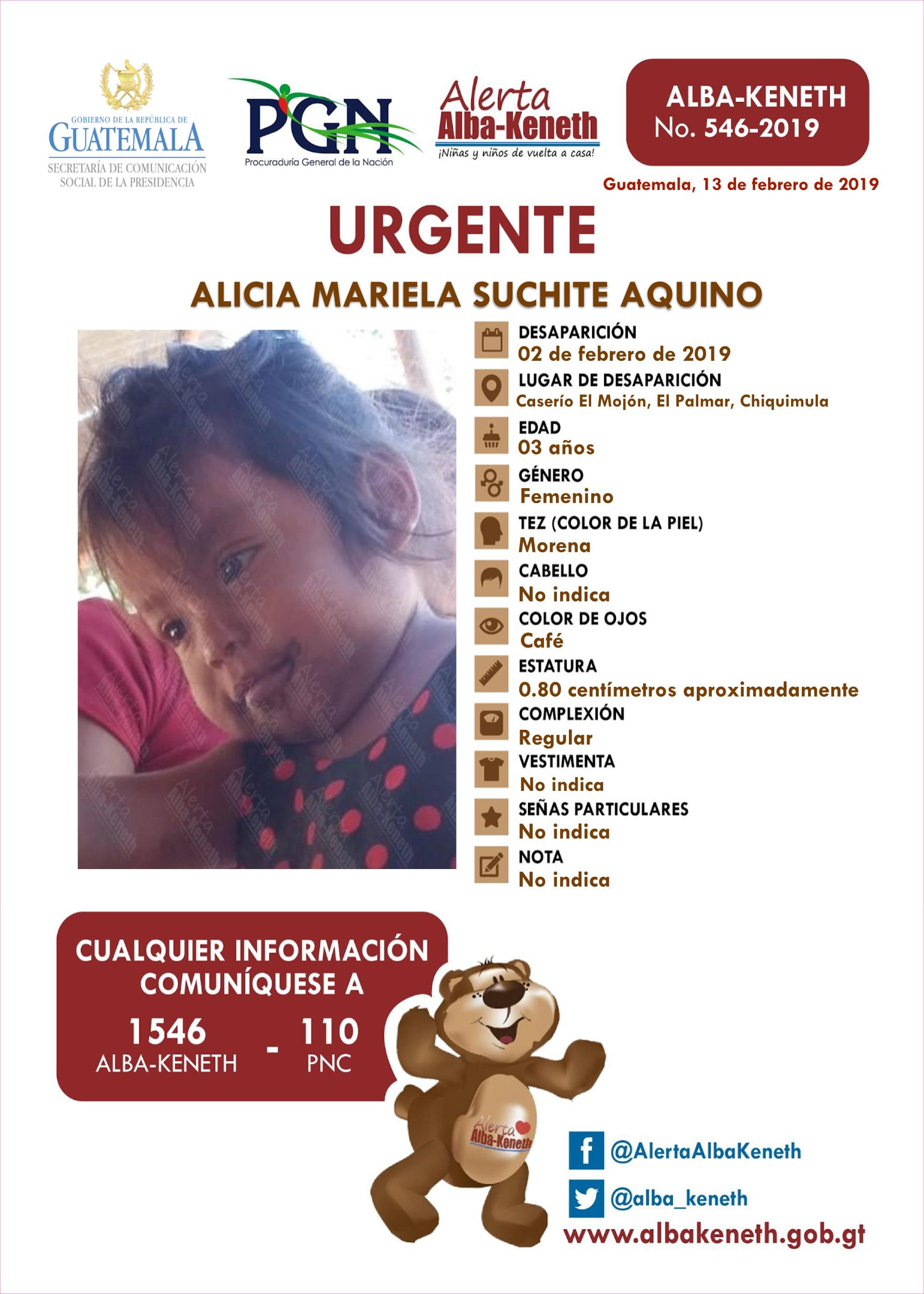 Alicia Mariela Suchite Aquino