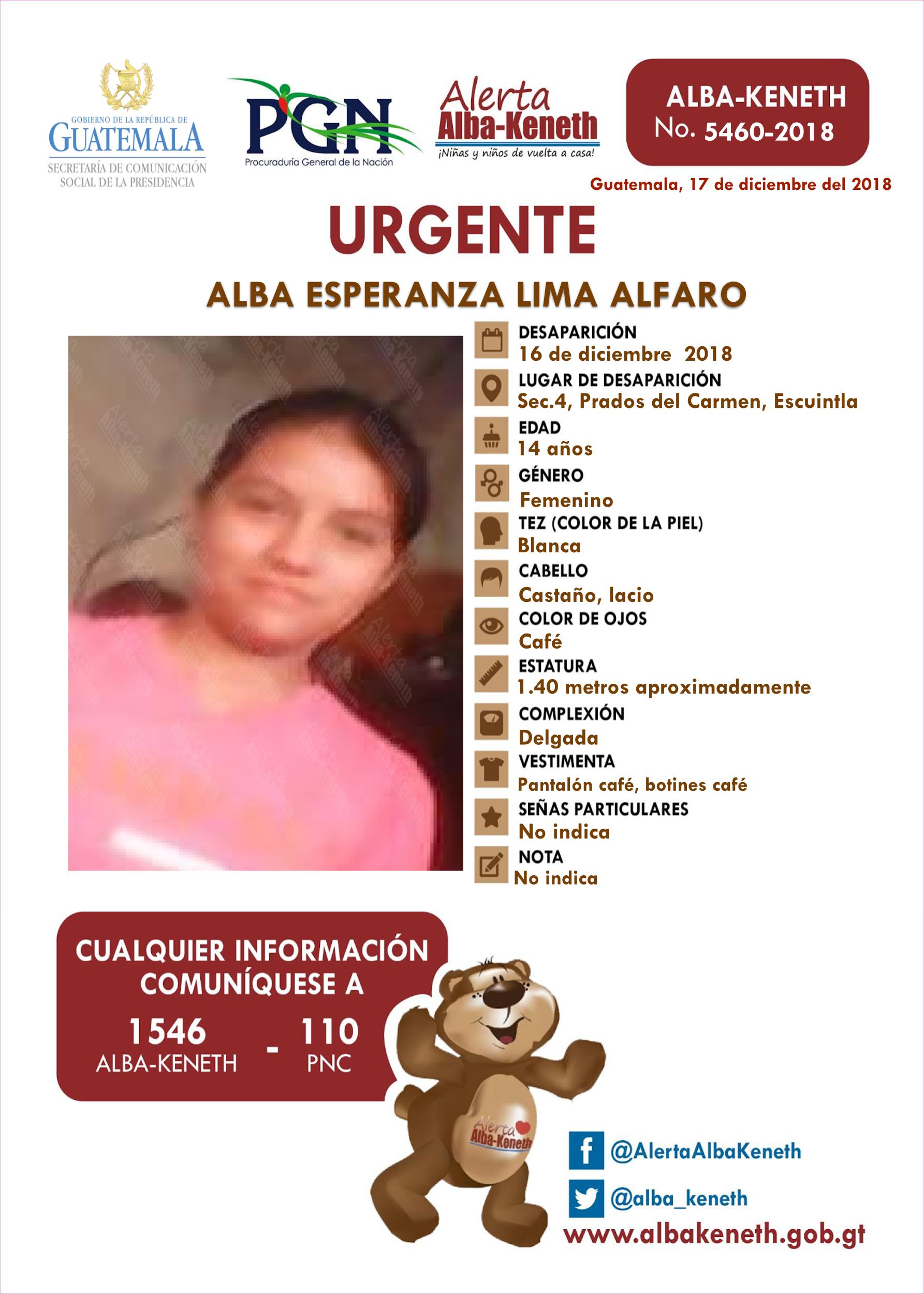 Alba Esperanza Lima Alfaro